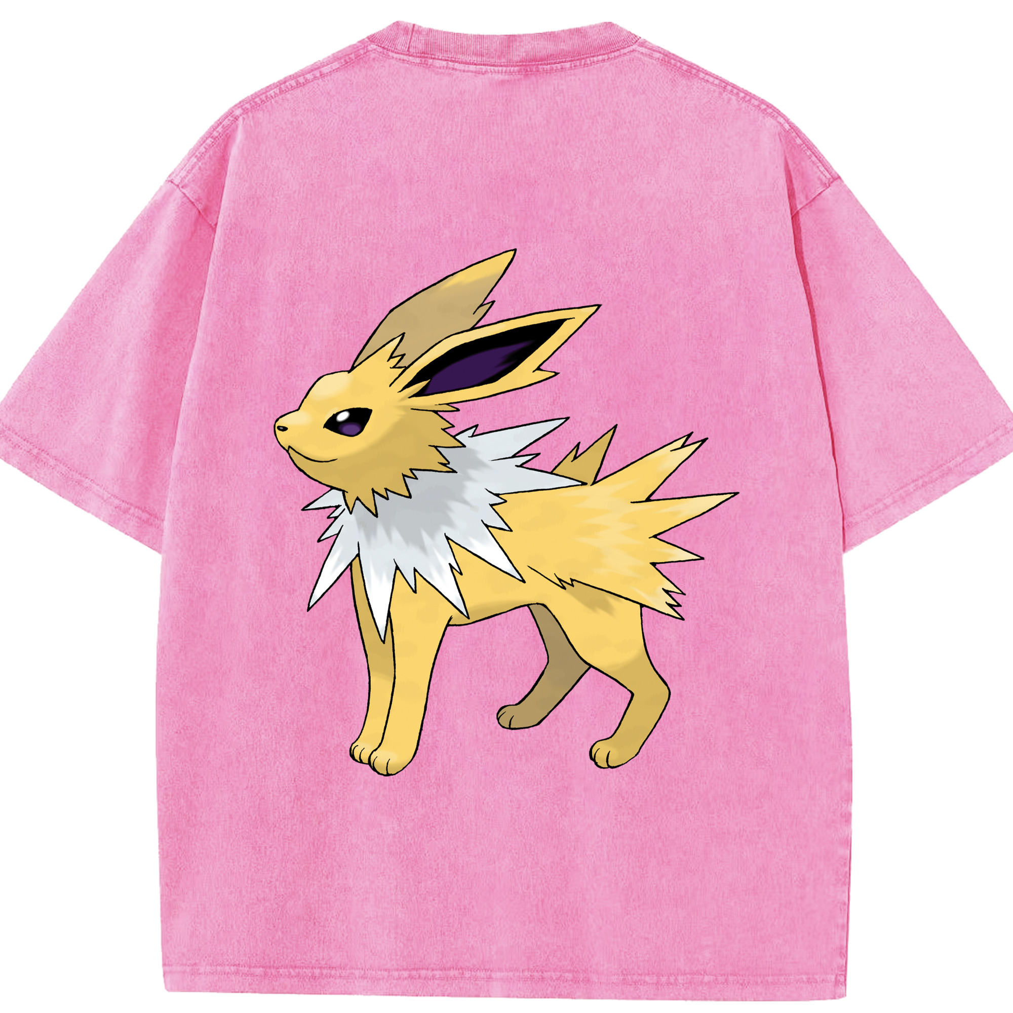 （画像用） ポケットモンスター Pokémon 綿100% ヴィンテージ風 半袖Tシャツ（背面プリント）